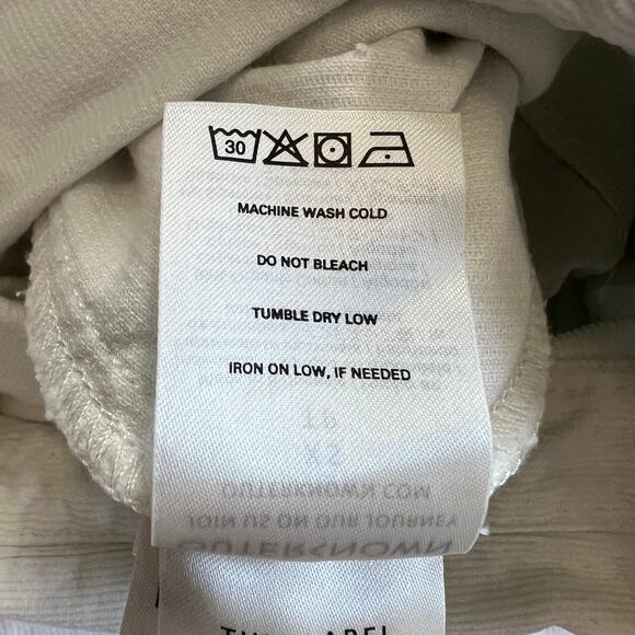 Outerknown Jumpsuit Organic Cotton Corduroy Women's XS White Pockets Coverall - Picture 13 of 14